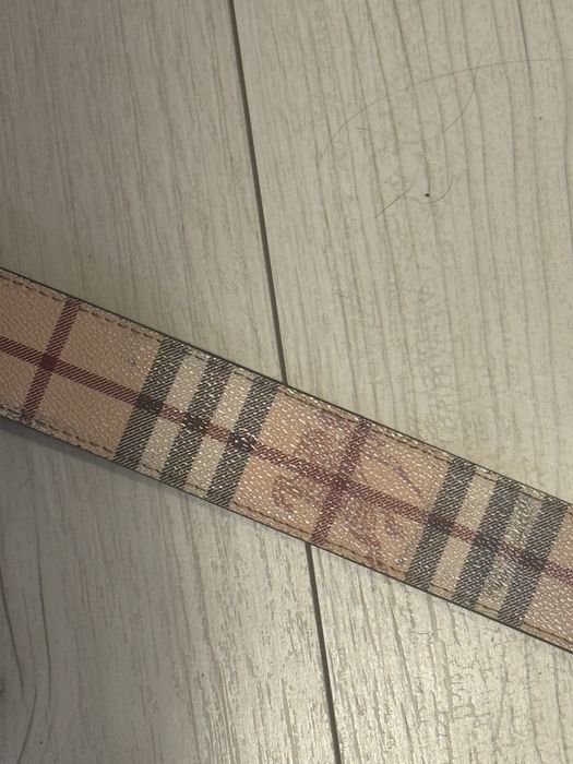 dwustronny pasek burberry 110cm