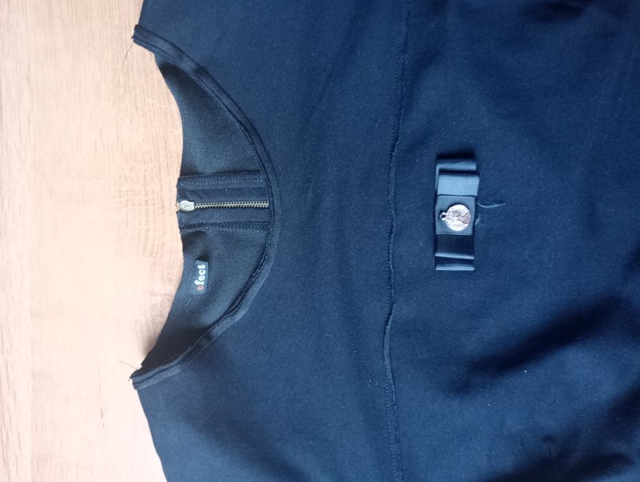 Sukienka dresowa czarna