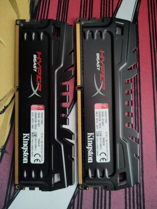 Pamięć RAM Kingston HyperX Beast, DDR3, 8 GB (2 x 4GB), 2400MHz, CL11