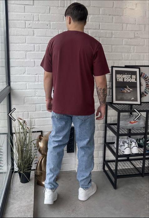 Футболка Staff bordo basic L