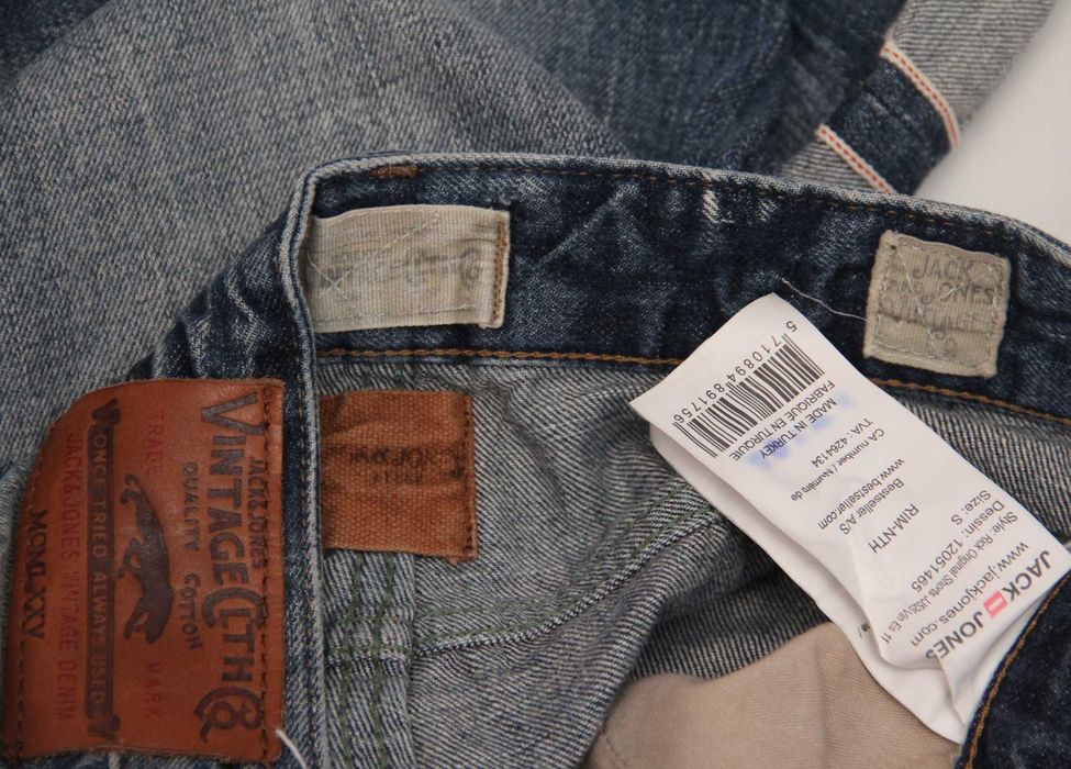 Jack & Jones selvedge denim baggy shorts рр S 29 , селвидж  шорты