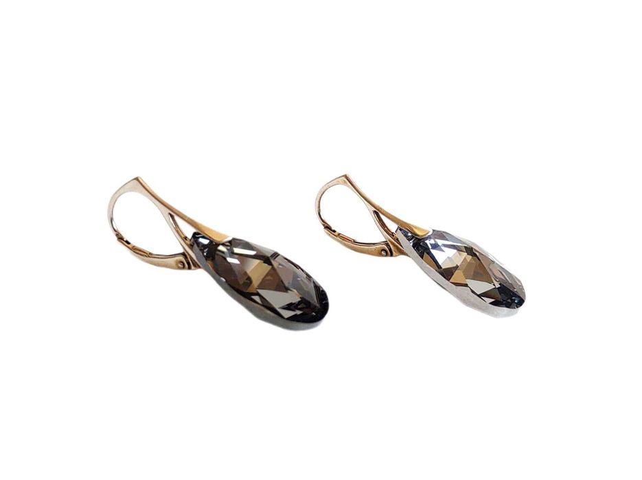 7568. Łezki Swarovskiego i Srebro.