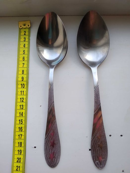 Ложки радянських часів із зірочками_2 штучки.