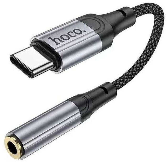 Переходник Type-C-3.5mm Hoco LS36 Audio Конвертер