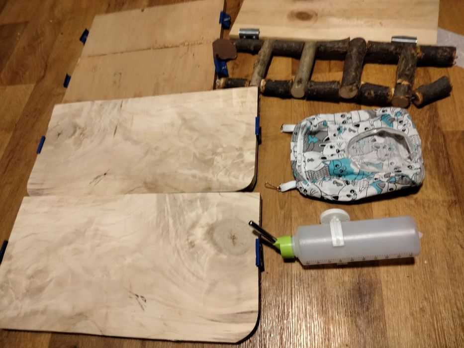 Продам лесенка, деревянные полочки  для шиншиллы. Для грызунов