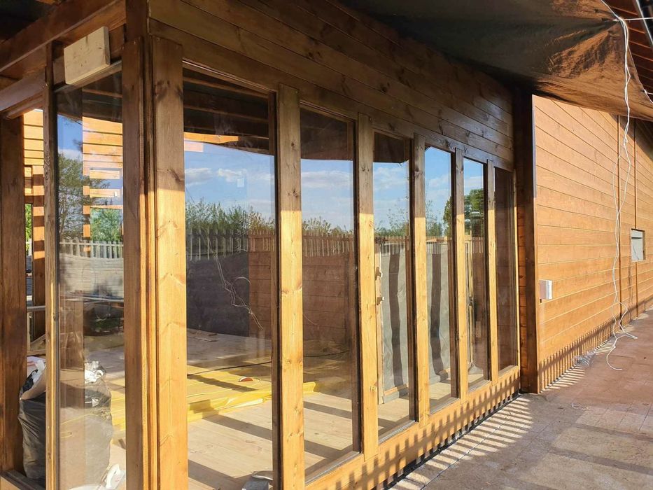 Szyby hartowane zespolone okna gr. 21mm sauny ogrody zimowe tarasy