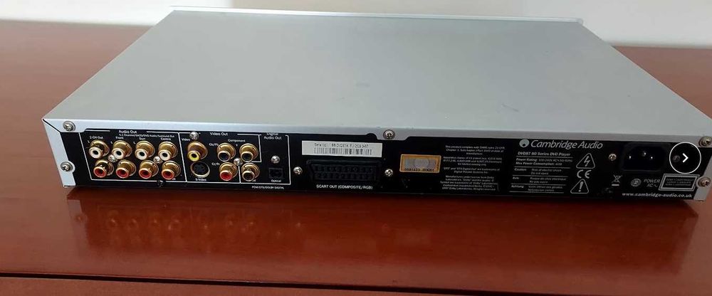 Cambridge Audio DVD87 - Leitor SACD / CD - Hi-Fi (Comando Original)