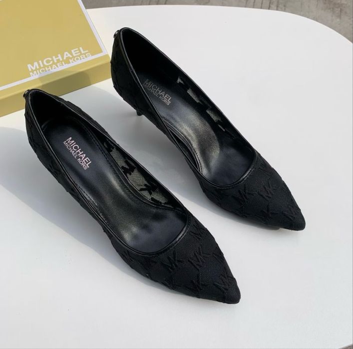 Жіночі туфлі Michael Kors, чорні, каблук 6,5 см