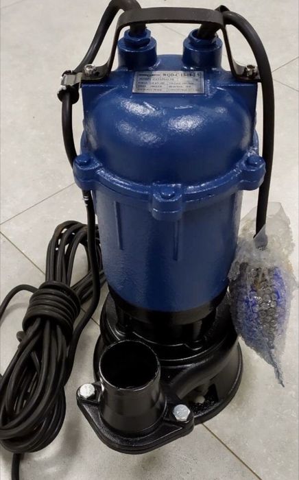 Насос погружной WQD 2600 Вт с ножом канализационный , фекальный