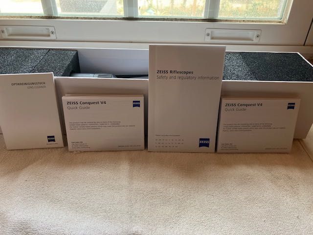 Vendo Mira Zeiss Conquest V4 1-4X24 NOVA
