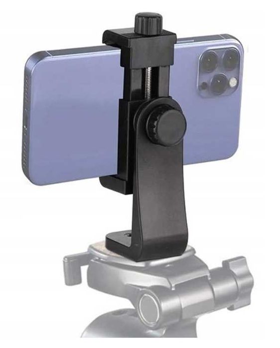 Uchwyt mocowanie 360 stopni na telefon / smartfon adapter do statywu