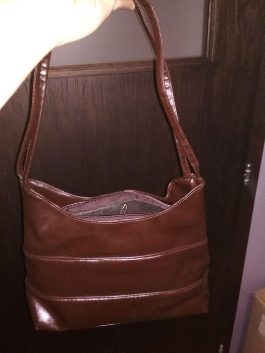 Torebka brązowa do ręki