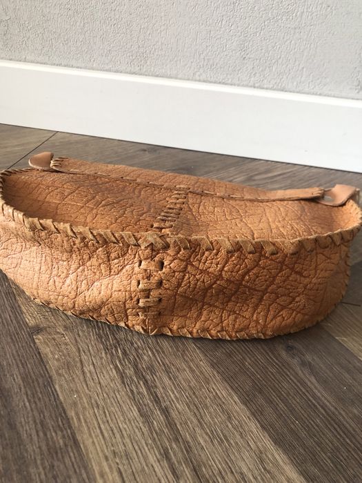 Torebka na ramię, skóra naturalna