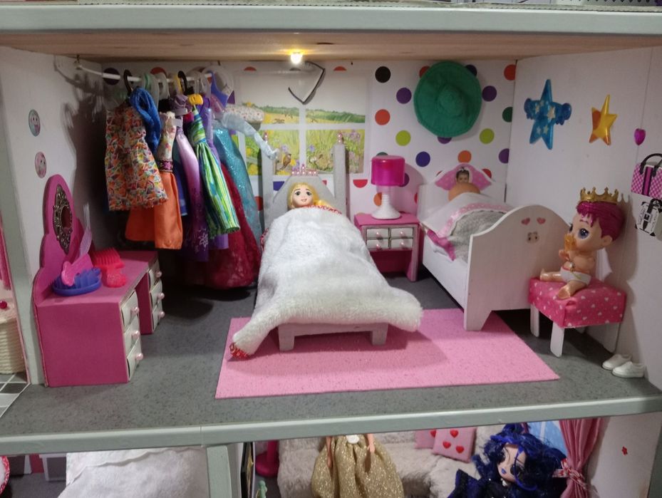 Casa de bonecas 112x100x40