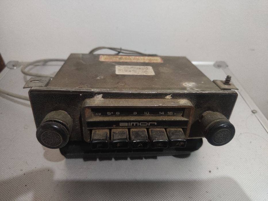 Rádio de carro AIMOR – Muito Antigo, Raro!