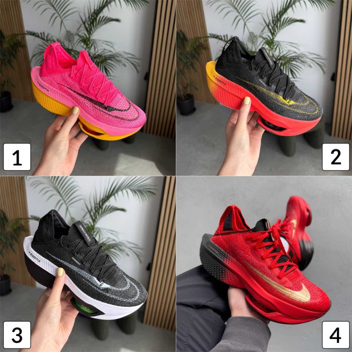 Летние Кроссовки Nike Air Zoom Alphafly Люкс Качество 36-45