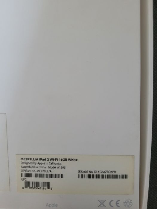iPad 2 wi-fi 16 GB