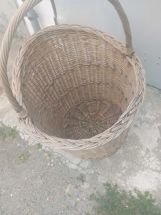 Kosz wielki ozdoba wiklinowy