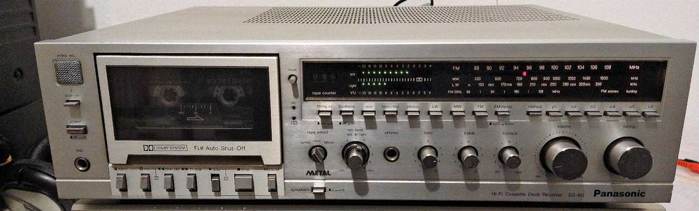 Panasonic SG-60 HI-FI Cassette Deck / Receiver / Japan
