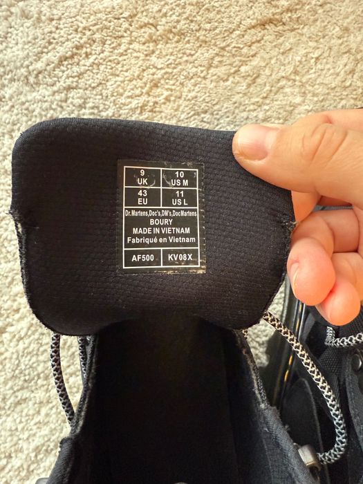 Buty Dr. Martens Trapery Boury Black Czarny