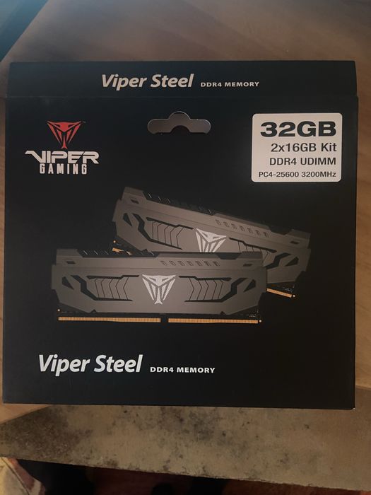 Оперативна пам'ять DDR4 Patriot Viper Steel 32GB 3200 MHz