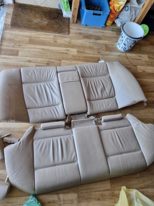 e46 kanapa bezowa sedan