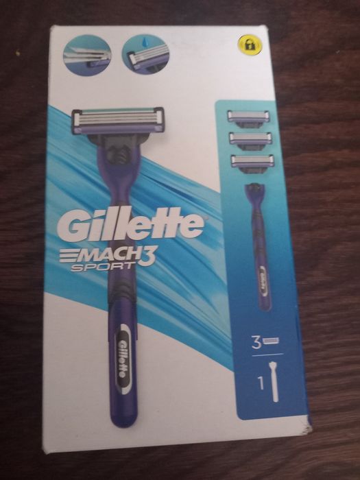 Gillette Mach3 Sport rączka + 3 nożyki