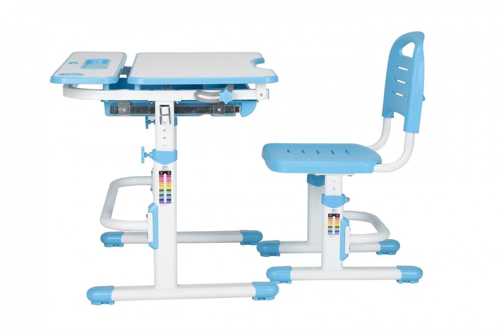 Комплект Cubby парта та стілець-трансформери Botero Blue