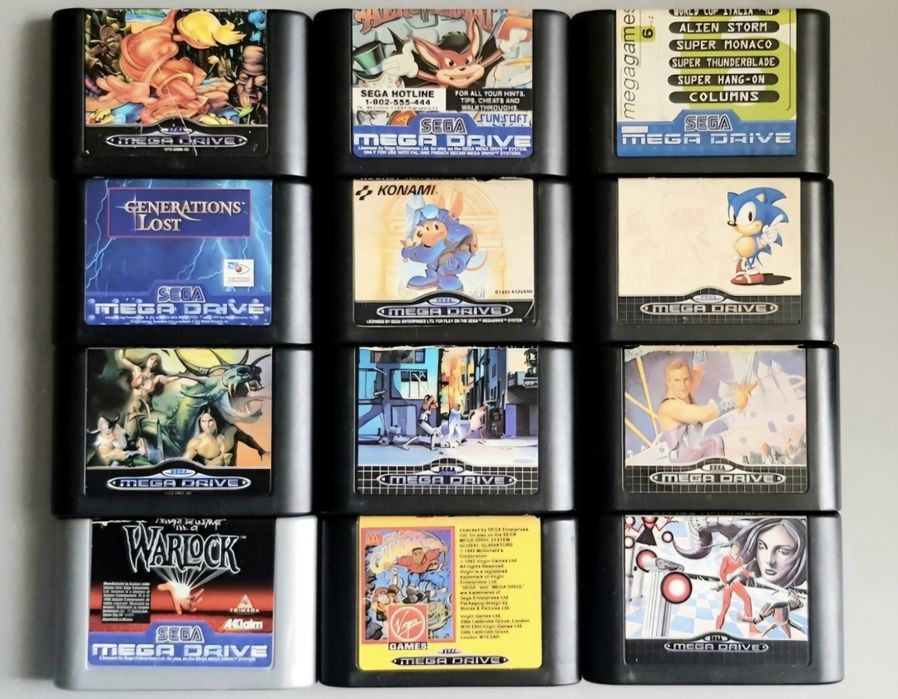 Konsola Sega Mega Drive II + gry