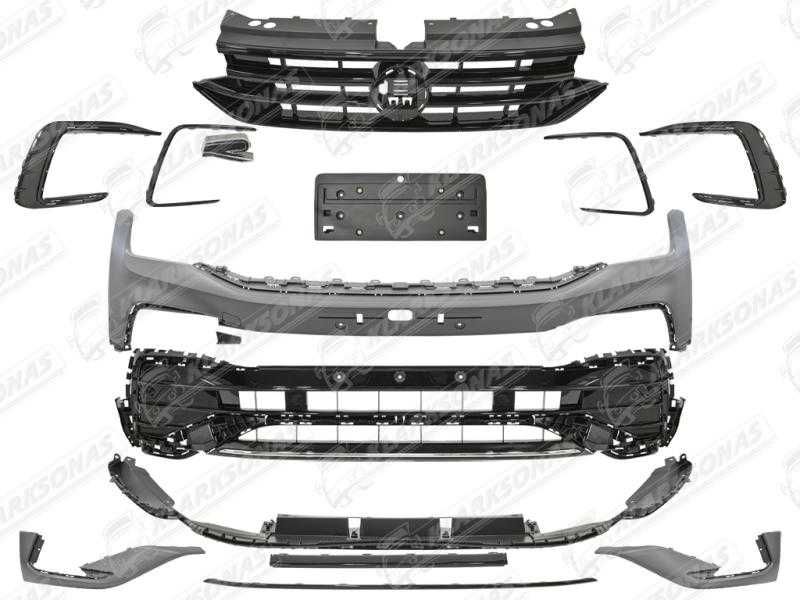 Бампер передній R-Line VW TIGUAN 2020 - 2024
