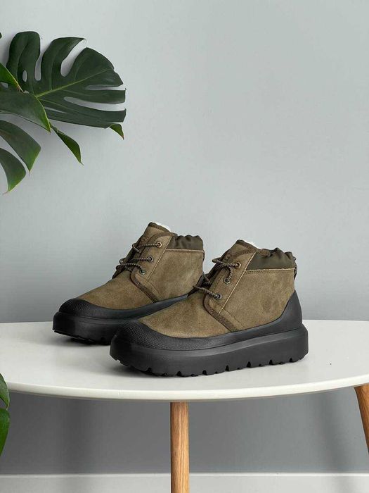 АКЦІЯ! Чоловічі натуральні уггі UGG Neumel Hybrid Khaki Black (41-45р)