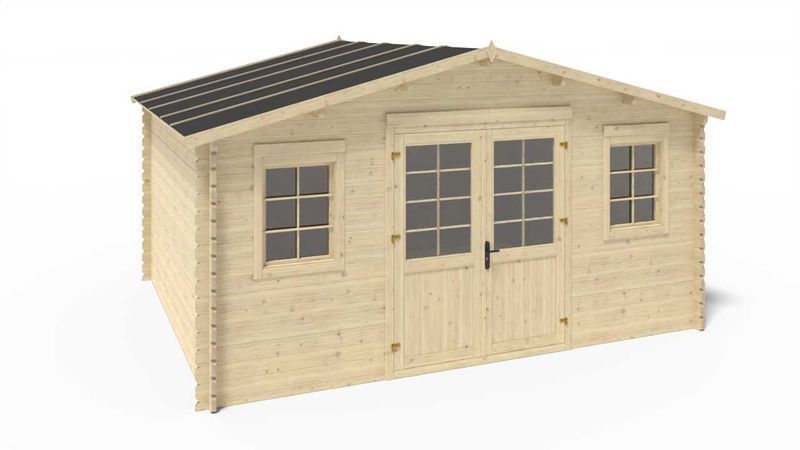 Domek ogrodowy 5x4 m 40mm nieimpregnowany DOM598