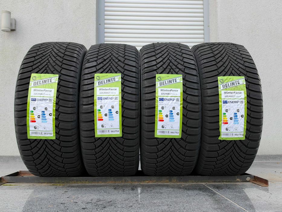 4szt zimowe 225/45R17 Delinte produkcja 2026r! C,B,71db 94H EXTRA LOAD