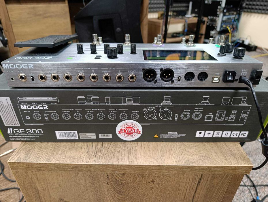 Mooer GE 300 - Amp Modelling, Synth & Multi efekt gitarowy