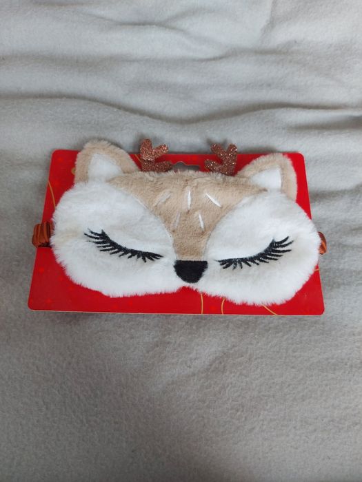 maska na oczy renifer maska na oczy do spania do snu łatwiejsze zasypianie