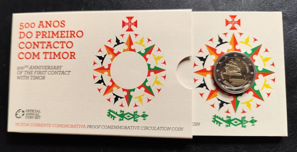 2€ Proof "500 anos Timor" 2015