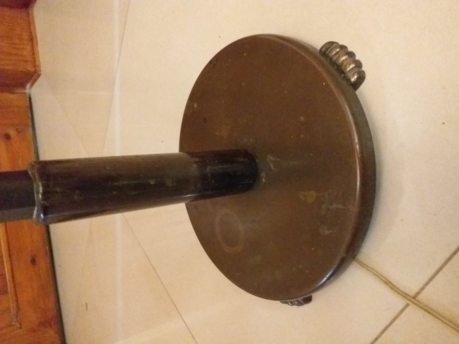 Art deco stara lampa podłogowa mosiężna orginalna