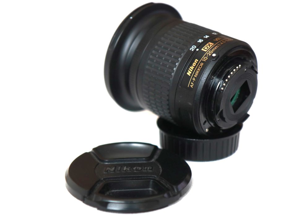 Lente Nikon AF-P 10-20mm objetiva em excelentes condições