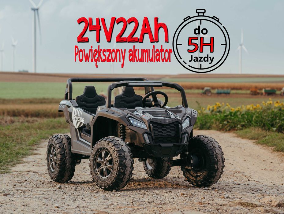 NAJDŁUŻEJ jeżdzące autko dla dzieci BUGGY Racing a032 na akumulator4x4