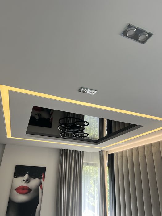 Nowoczesne Sufity Napinane Z LED I Szybki Montaż, sufit napinany
