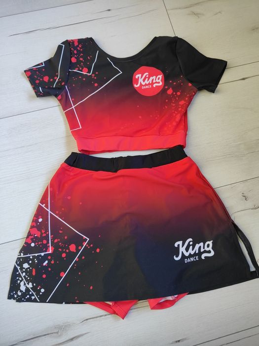 Nowy strój King Dance dla cheerleaderek / akrobatyki