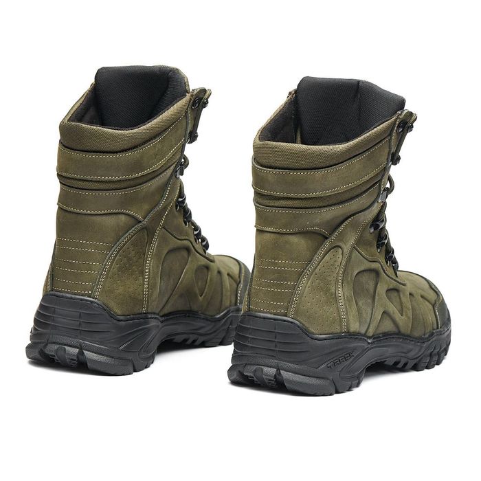 Шкіряні берці демісезонні берцы демисезонные кожаные берци койот хакі