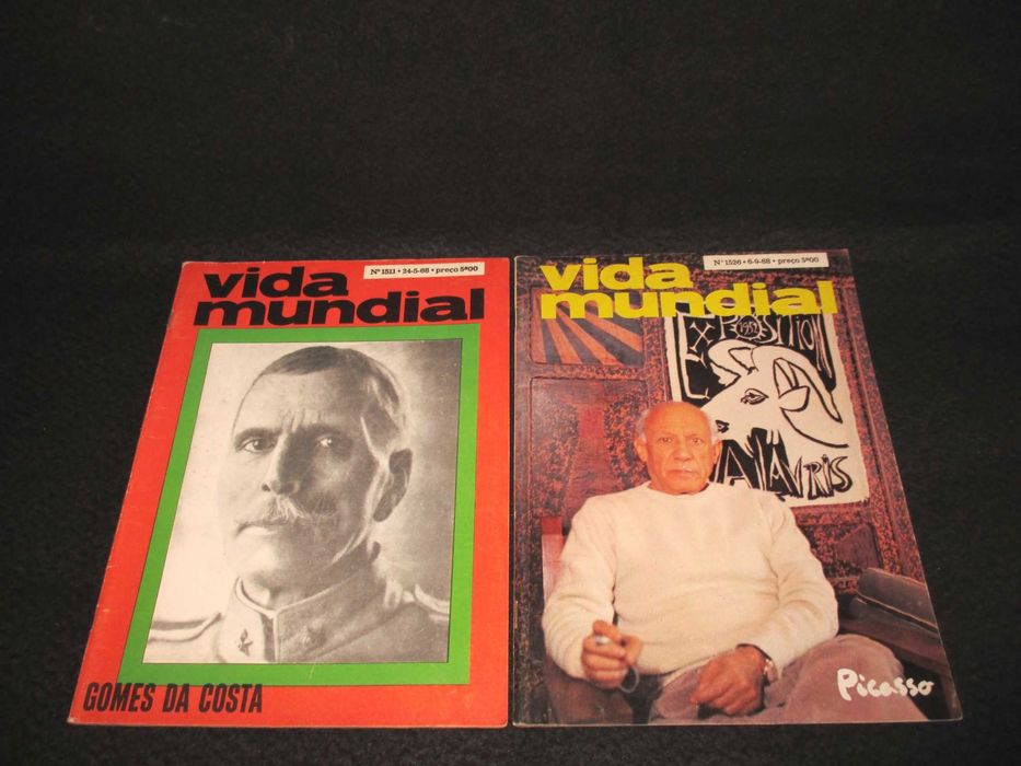 Revistas Vida Mundial Gomes da Costa Picasso Pierre de Coubertin O Século e a República