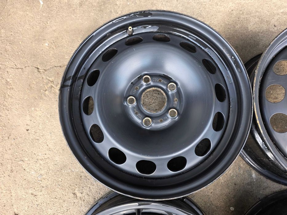 Oryginalne felgi stalowe VW AG 16" 5x112 ET 46 Golf Audi A3 Seat Leon Skoda Octavia