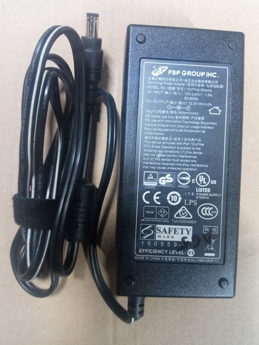 Електрошрот Блок питания живлення FSP адаптер 12V 4A 48W