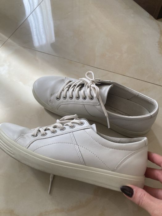 Кросівки кеди шкіра Ecco 39 р