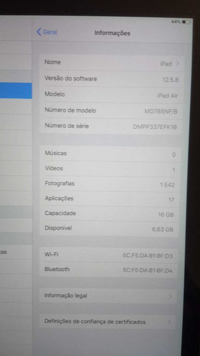 Ipad air como novo