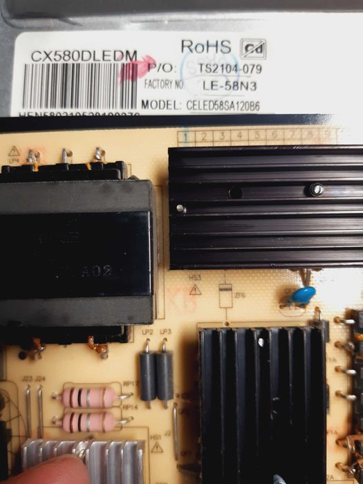 CELED58SA120B6   (LE-58N3) LCD Continental  Edison