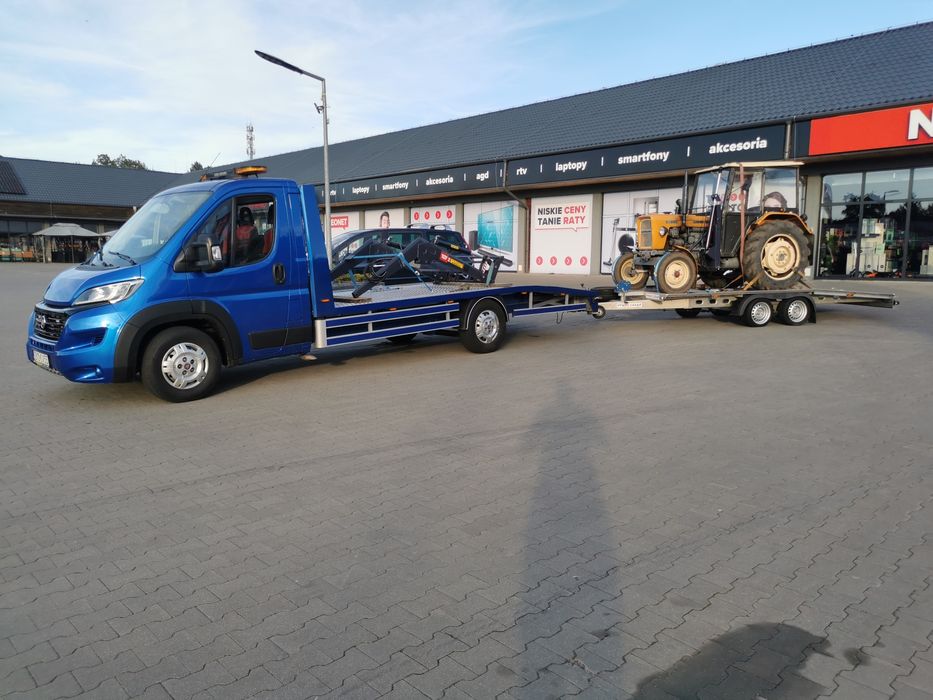 Pomoc Drogowa Laweta Holowanie Transport  Aut maszyn rolniczych