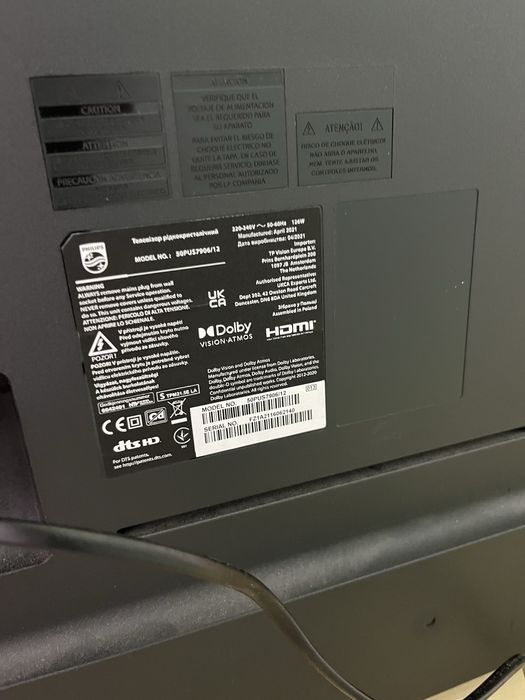 Philips 50 дюймів ,Android,4k,2021 рік